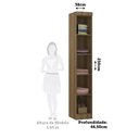Ver imagem 3 de Guarda Roupa Modulado 1 Porta 38cm Veneza Luciane Móveis