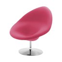 Ver imagem 1 de Poltrona Design Gondula Suede Rosa