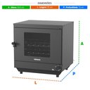 Ver imagem 5 de Forno Industrial Fi 109l de Bancada Preto Interno Esmaltado Gás Glp Fi109sb - Venax 9727