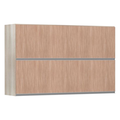 Armário Basculante Duplo Luciane 120cm 2 Portas Lis