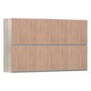 Ver imagem 1 de Armário Basculante Duplo Luciane 120cm 2 Portas Lis
