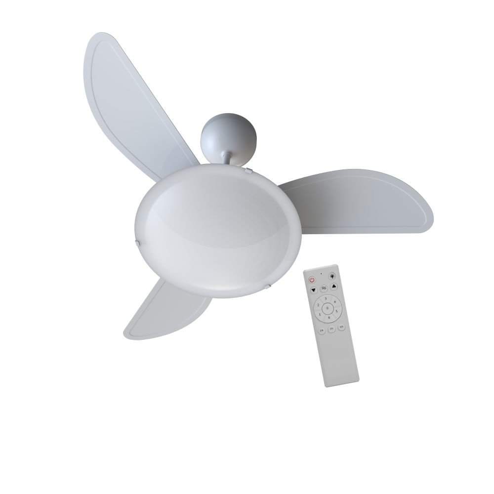 Ventilador de Teto Ventisol Sunny Branco Bivolt Com Controle Remoto e LED - 1