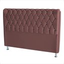 Ver imagem 2 de Cabeceira de Cama Box Londres Casal Queen 160 Cm Suede Botão de Strass Rosê do Lar Móveis e