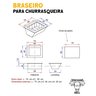 Kit de Churrasqueiras Gourmet M no Inox 304 - 7
