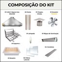Ver imagem 6 de Kit de Churrasqueiras Gourmet M Inox 304 Completa com Exaustor - Soberano Grill