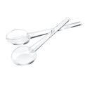 Ver imagem 1 de Talheres de Servir Salada 20 Cm -happy Hour - Transparente Guzzini