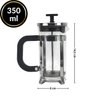 Cafeteira Prensa Francesa Inox 350ml - Café de Qualidade e Elegância - 7