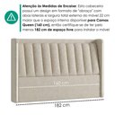 Ver imagem 6 de Cabeceira Queen 160 cm Lumina LED com Frame Linho Sl 71 Peer