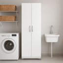 Ver imagem 1 de Armario Multiuso para Lavanderia 2 Portas 55cm Móvel na Caixa