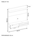 Ver imagem 3 de Painel para TV 55 Polegadas 160,2x135cm