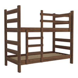 Beliche Madeira Maciça - vira 2 Camas - para Colchão 78/88 x 188cm Dubai Multimóveis CR4137 - 4 Beliche Madeira Maciça - vira 2 Camas - para Colchão 78/88 x 188cm Dubai Multimóveis CR4137 - 4