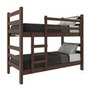 Ver imagem 2 de Beliche Madeira Maciça - vira 2 Camas - para Colchão 78/88 x 188cm Dubai Multimóveis CR4137