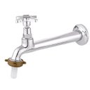 Ver imagem 1 de Torneira para Cozinha de Parede com Rosca Externa Forusi C23 1/2" Ou 3/4" Cromado