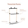 Varal de Porta em Bambu com Hastes Metalicas - Oikos - 2