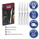 Ver imagem 2 de Conjunto de Facas Tramontina Zurique para Churrasco em Aço Inox 4 Peças 66986710
