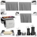 Ver imagem 2 de Kit de Acessórios para Banheiro 6 Peças Adesivo Inox F.elg