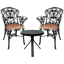 Ver imagem 1 de Kit 2 Poltrona Malbec Recepção Jardim Varanda + Mesinha de Centro Nossa Kasa Móveis