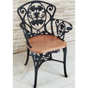 Ver imagem 5 de Kit 2 Poltrona Malbec Recepção Jardim Varanda + Mesinha de Centro Nossa Kasa Móveis