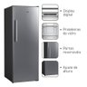 Freezer Refrigerador e Conservador Vertical Hq Frost Free 330 Litros Prata Hq-330fv-rff 127v - 4
