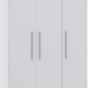 Ver imagem 4 de Guarda Roupa Modulado 102cm com 3 Portas Taiga Branco L01 - Mpozenato