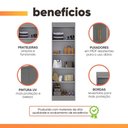 Ver imagem 6 de Modulo de Guarda Roupas para Quarto Madrid 2 Portas Maxel