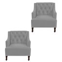 Ver imagem 1 de Kit 02 Poltronas Genesis Cinza