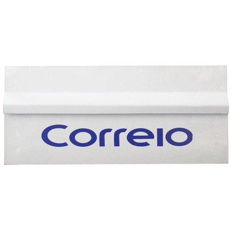 Caixa de Correio Embutir Pequena Branca