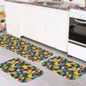 Kit Tapete de Cozinha Tropical Único - 1