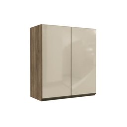 Módulo Cozinha Kappesberg Maxxi Armário G765 2 Portas c/ Vidro Nogal - 1