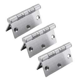 Kit 3 Dobradiças C/reto Inox com Rolamento - 3