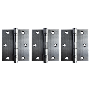 Kit 3 Dobradiças C/reto Inox com Rolamento