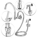 Ver imagem 2 de Torneira Cozinha Parede Arejador Art. Multifuncional C/Ducha