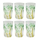 Ver imagem 2 de Jogo de Copos Palm Tree 6 Peças 350ml em Vidro Kehome