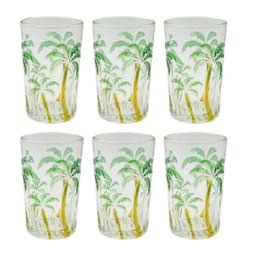 Jogo de Copos Palm Tree 6 Peças 350ml em Vidro Kehome - 2