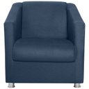 Ver imagem 4 de Poltrona Decorativa Bia Suede Azul Marinho MPassos