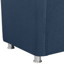 Ver imagem 6 de Poltrona Decorativa Bia Suede Azul Marinho MPassos
