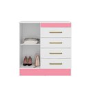 Ver imagem 7 de Conjunto Quarto Guarda Roupa e Comoda Terni Branco