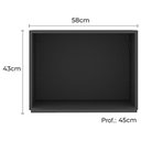 Ver imagem 3 de Armário Aéreo Nicho Micro-ondas Etna Grafite – Poliman