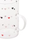 Ver imagem 2 de Kit 2 Canecas de Vidro Borossilicato Resistente Love 280ml