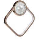 Ver imagem 3 de Luminária de Teto Pendente Losango de Cristal Dourado Led Integrado 3w 3000k