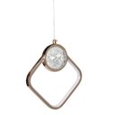 Ver imagem 4 de Luminária de Teto Pendente Losango de Cristal Dourado Led Integrado 3w 3000k