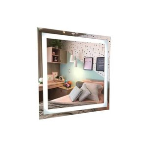 Espelho Quadrado Com Iluminação De Led - 70Cm X 70Cm