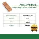 Ver imagem 4 de Pedra King No.1000 #1000 Deluxe Water Stone 207x66x34mm Afiador P/ Ferramentas e Facas