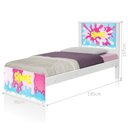 Ver imagem 3 de Cama Solteiro com Cabeceira Slime Menina