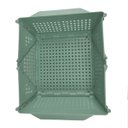 Ver imagem 1 de Cesta Secar Frutas Verduras Vegetais Dobravel Cozinha Copa Pia Organizador Objetos Drenagem Alimento