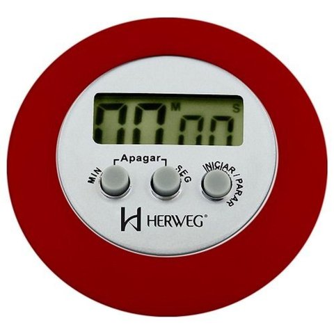 Temporizador Cronômetro Regressivo Progressivo Azul 3308 Vermelho