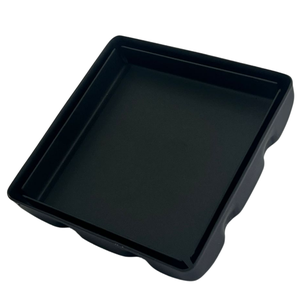 Ralo Banheiro Oculto Inox Quadrado Preto Fosco 10x10:preto Fosco