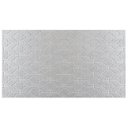 Ver imagem 1 de Tapete Passadeira Alto Relevo Atlanta Antiderrapante 60x100cm Corttex - Geométrico 1 Prata