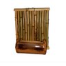 Floreira de Bambu: Painel de Parede Elegante 33cm/13cm/27cm Nc Caieiras - 1