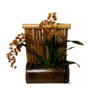 Floreira de Bambu: Painel de Parede Elegante 33cm/13cm/27cm Nc Caieiras - 2